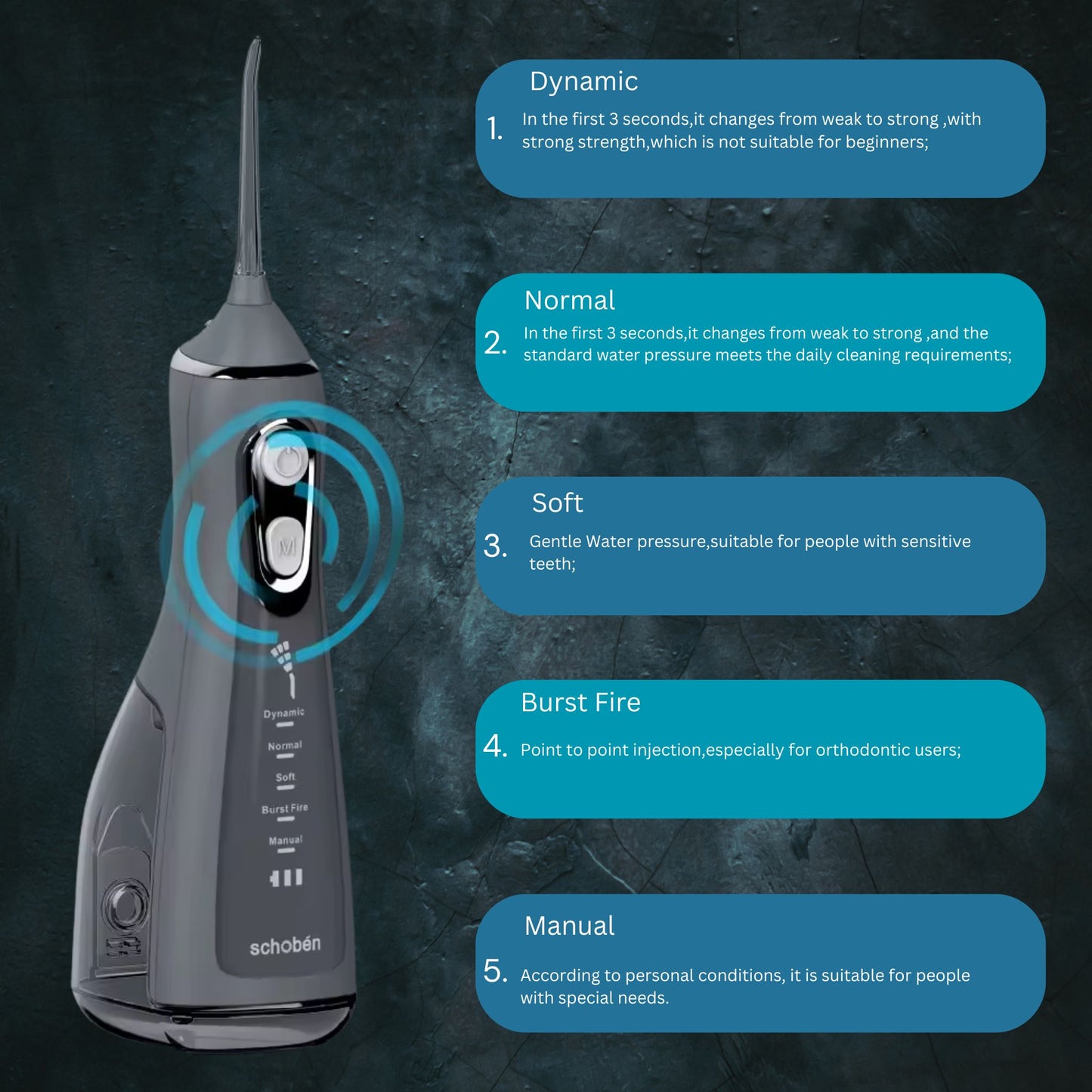 Flossè UltraClean Pro- The Ultimate Cordless Water Flosser(New & Improved!)